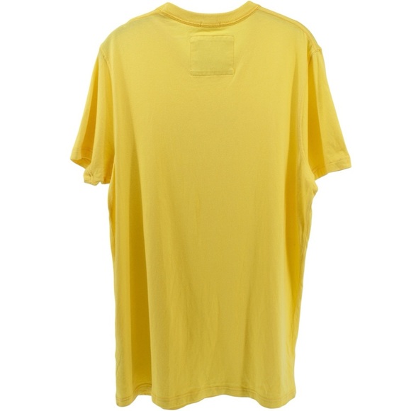Y2K Abercrombie & Fitch Sun Yellow Muscle Tee Embroidered Collegiate Men's XXL - Picture 4 of 8